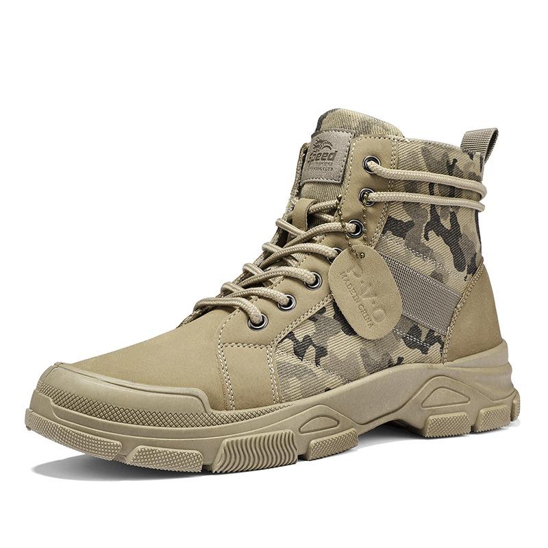Camouflage Four Seasons Trend Casual Martin Boots