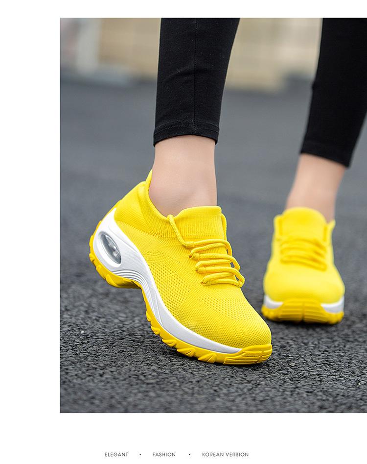 Fly Knit Socks Air Cushion Casual Orthopedic Running Sneakers - fits
