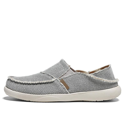 Breathable Comfort & Lightweight Style Men's Canvas Slip On Loafers - fits
