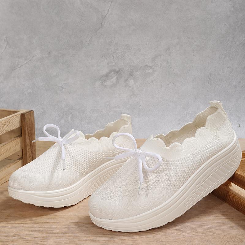 🔥Last Day 60% OFF - Slip On Fly-woven mesh breathable sneakers - fits