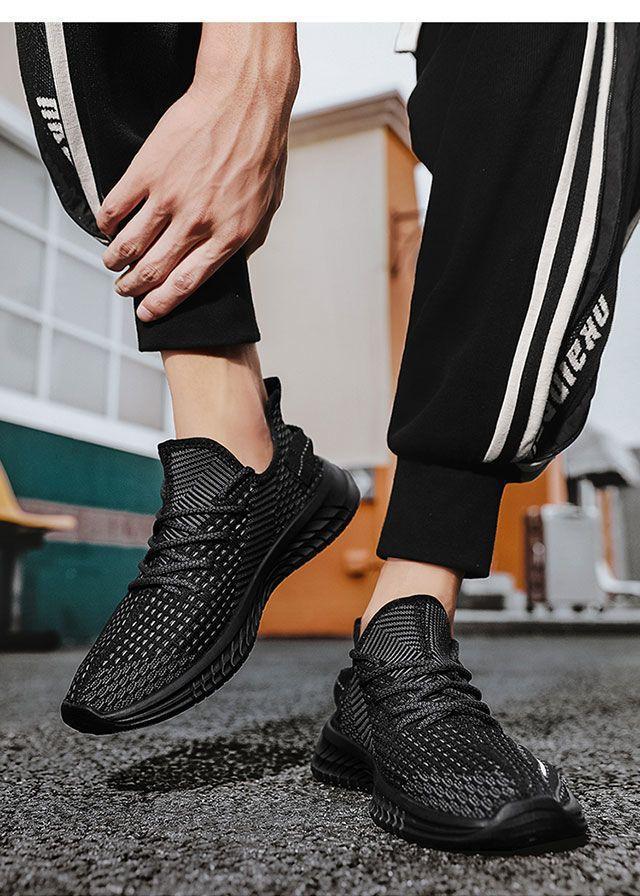 Fly woven mesh athleisure fashion running shoes