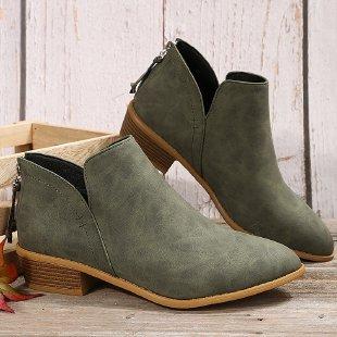 Women's Fashion Leather Orthopedic Boots