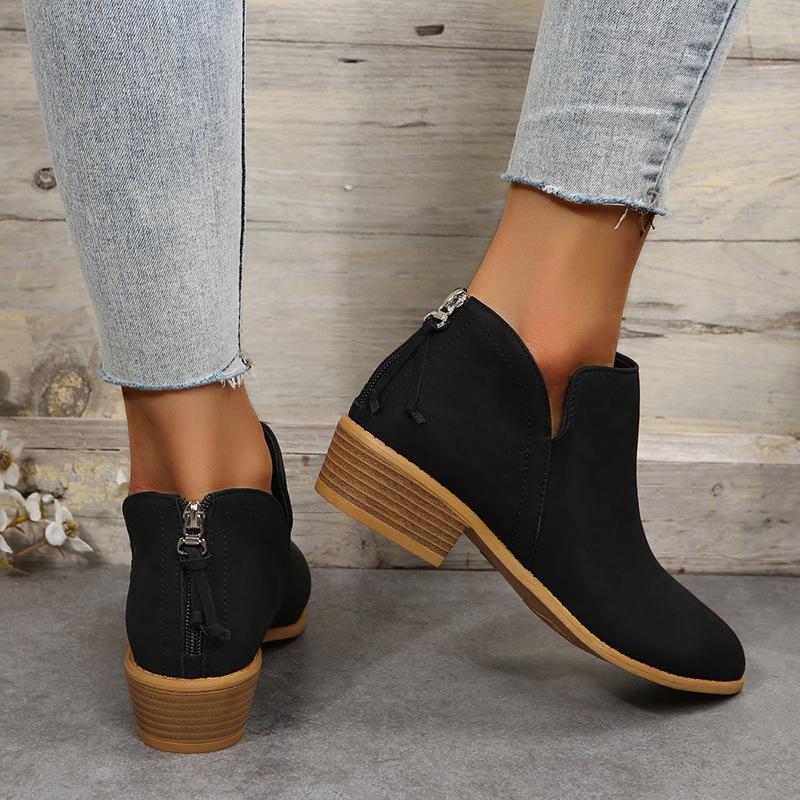 Women's Fashion Leather Orthopedic Boots