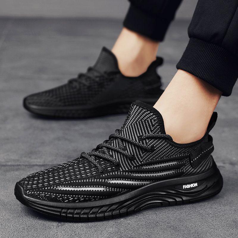 Fly woven mesh athleisure fashion running shoes