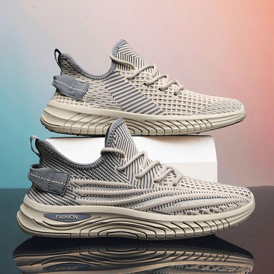 Fly woven mesh athleisure fashion running shoes