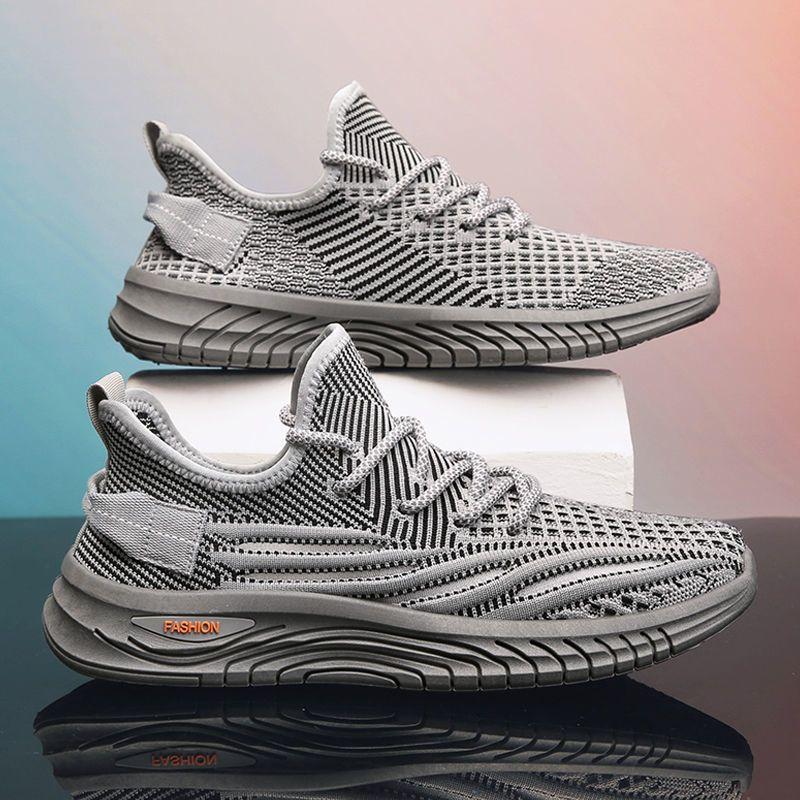 Fly woven mesh athleisure fashion running shoes