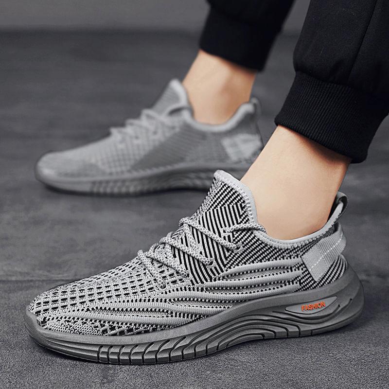 Fly woven mesh athleisure fashion running shoes