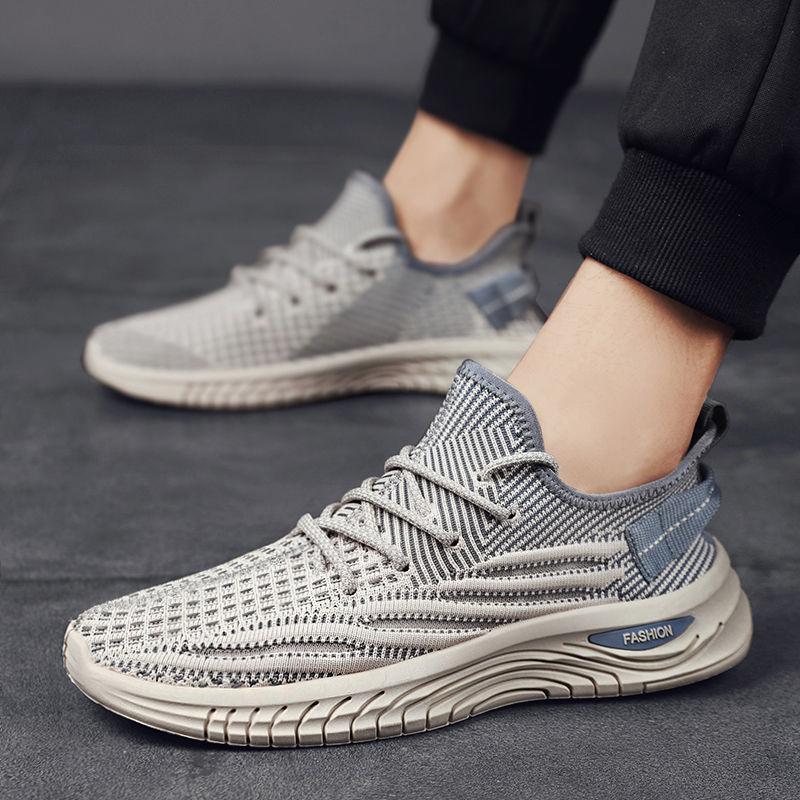 Fly woven mesh athleisure fashion running shoes