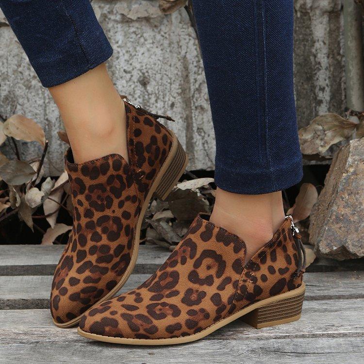 Women's Fashion Leather Orthopedic Boots