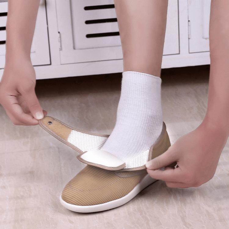 Women Slip On Wide Diabetic Shoes For Swollen Feet Width Orthopedic Shoes