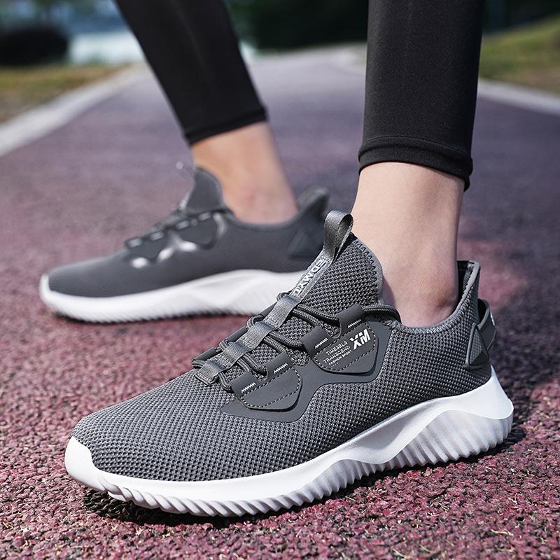 Trendy breathable fly mesh casual running sneakers - fits