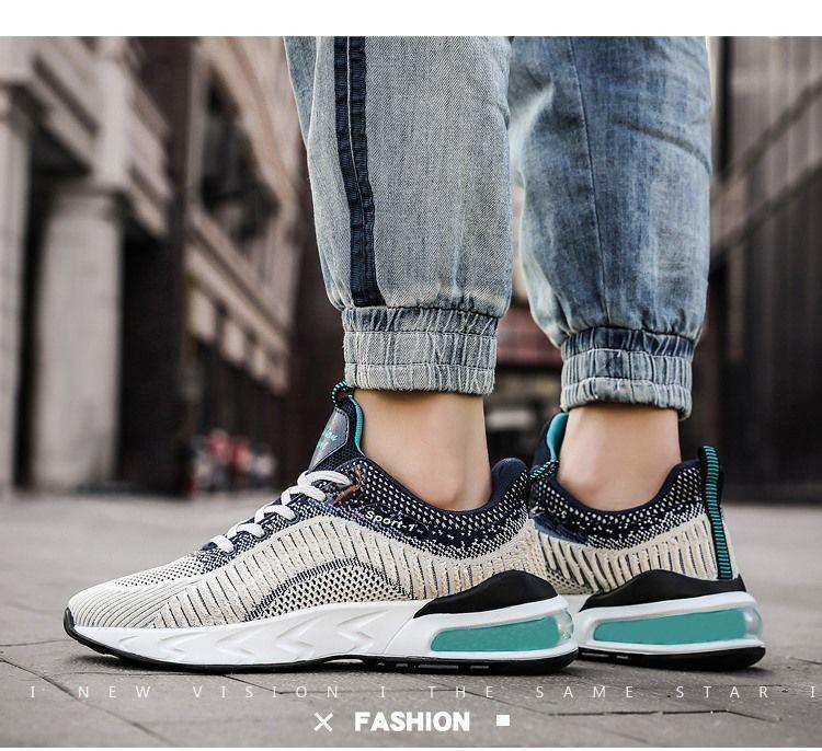 Flying weaving casual versatile sneakers trendy running shoes - fits