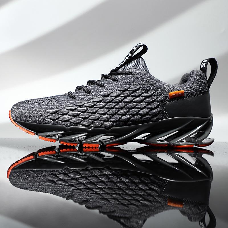Fish scale texture gym fly mesh breathable Sneakers - fits